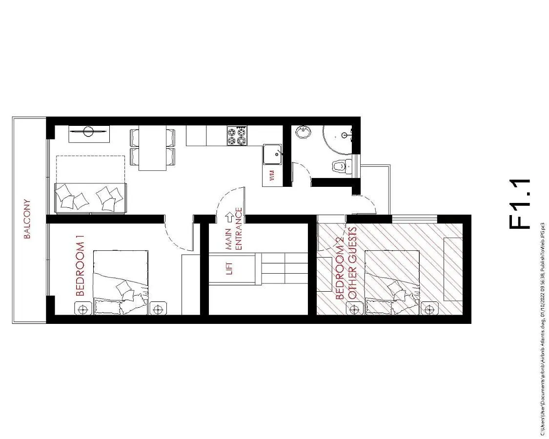 F1 1 Lovely Room, Bathroom And Living Shared Saint Julian's 홈스테이